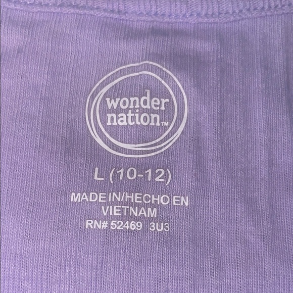 Wonder Nation Lavender Short Sleeve Tee - Picture 3 of 5